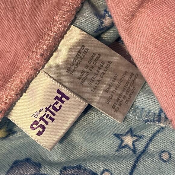 Disney Stitch Velour Lounge Pants - Size L - Picture 4 of 4